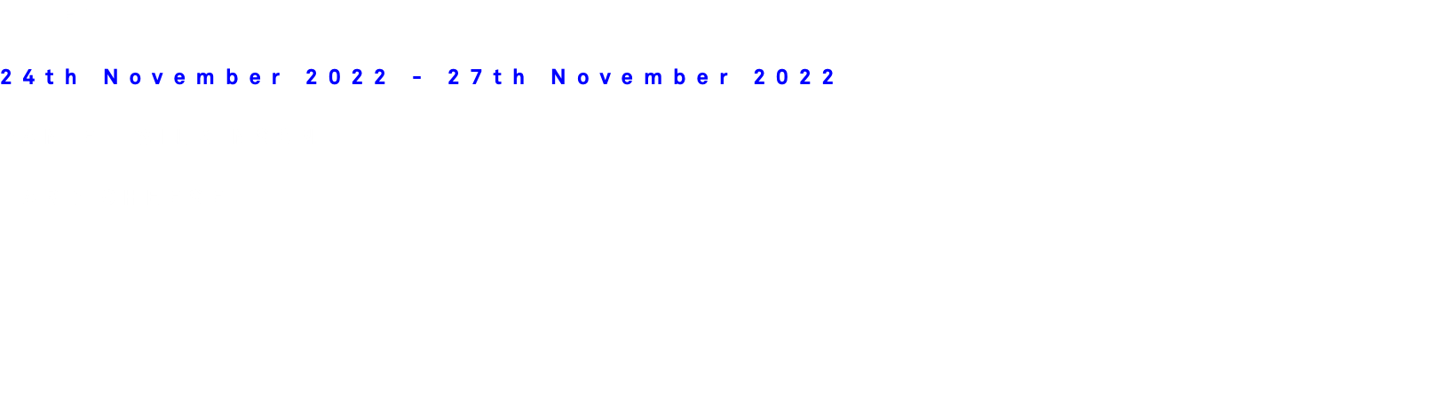 FILET 24th November 2022 - 27th November 2022 DANIEL WILKINSON HARD CHEESE 