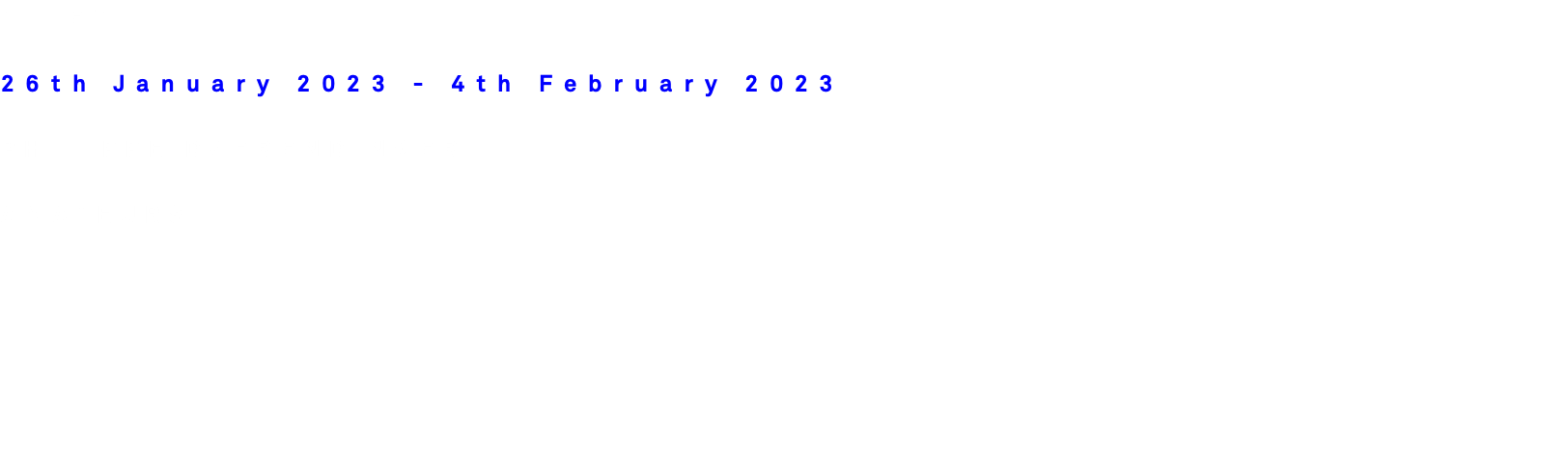FILET 26th January 2022 - 4th February 2022 PHILIPPE DAERENDINGER AMATEURS 